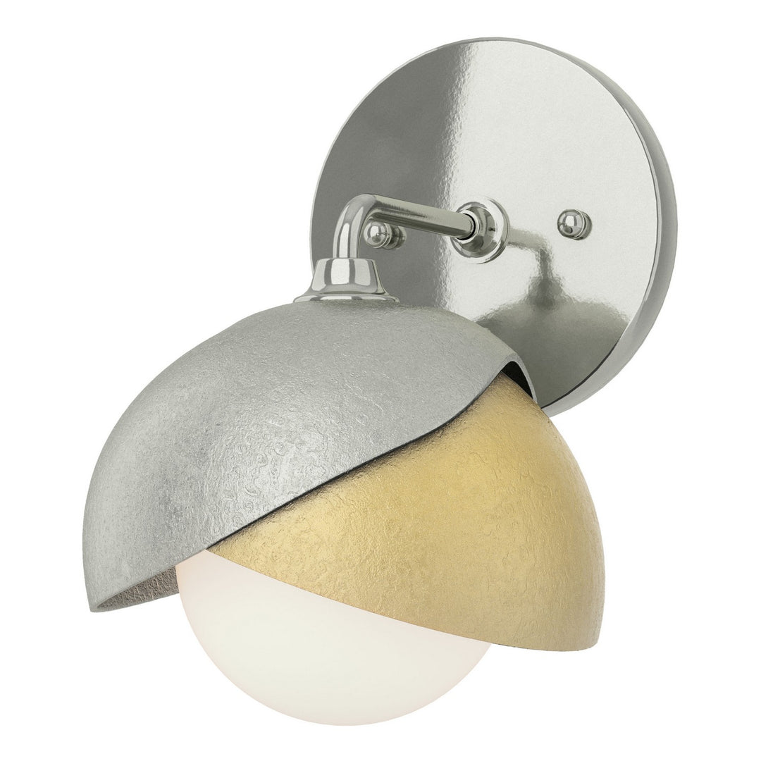 Hubbardton Forge Canada - 201374-SKT-85-86-GG0711 - One Light Bath Sconce - Brooklyn - Sterling