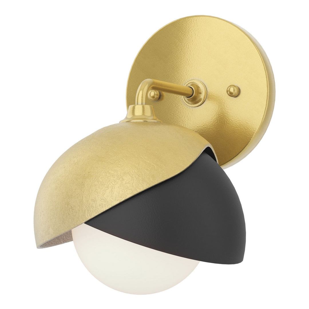 Hubbardton Forge Canada - 201374-SKT-86-10-GG0711 - One Light Bath Sconce - Brooklyn - Modern Brass