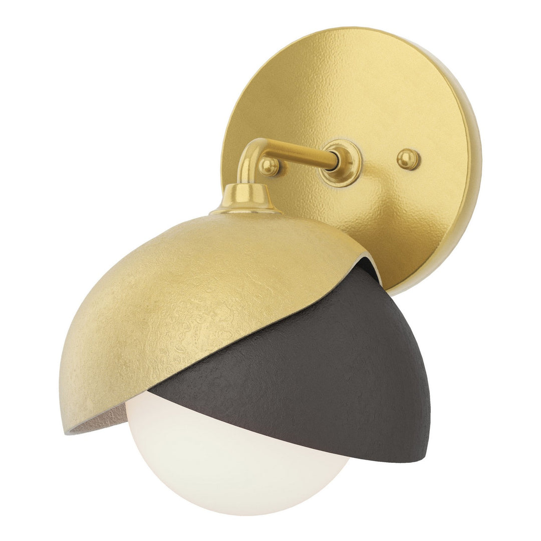 Hubbardton Forge Canada - 201374-SKT-86-14-GG0711 - One Light Bath Sconce - Brooklyn - Modern Brass