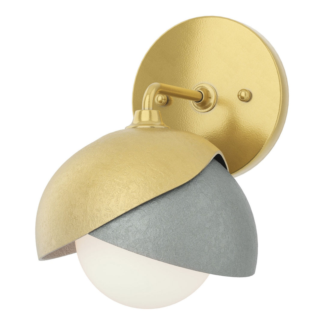 Hubbardton Forge Canada - 201374-SKT-86-82-GG0711 - One Light Bath Sconce - Brooklyn - Modern Brass