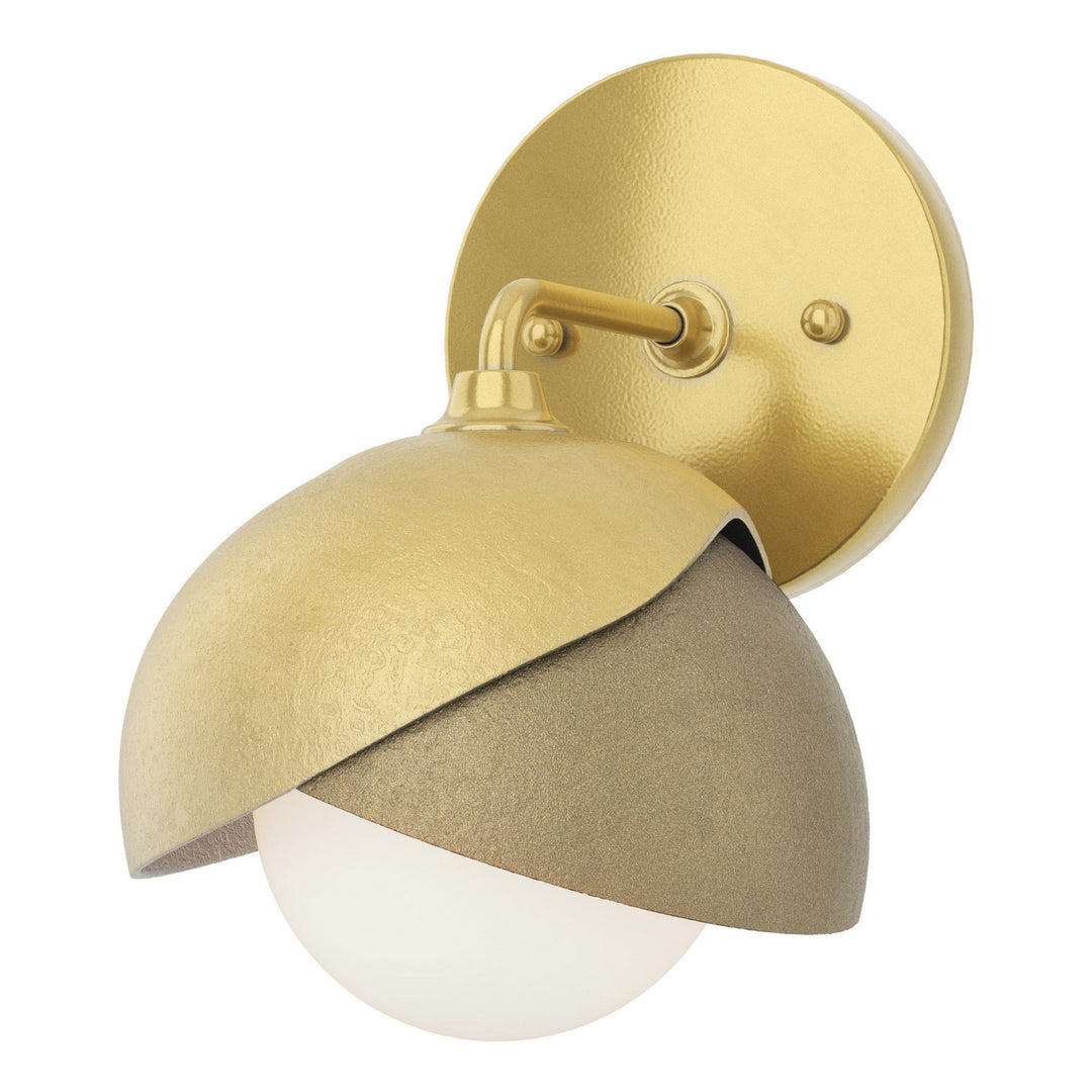 Hubbardton Forge Canada - 201374-SKT-86-84-GG0711 - One Light Bath Sconce - Brooklyn - Modern Brass