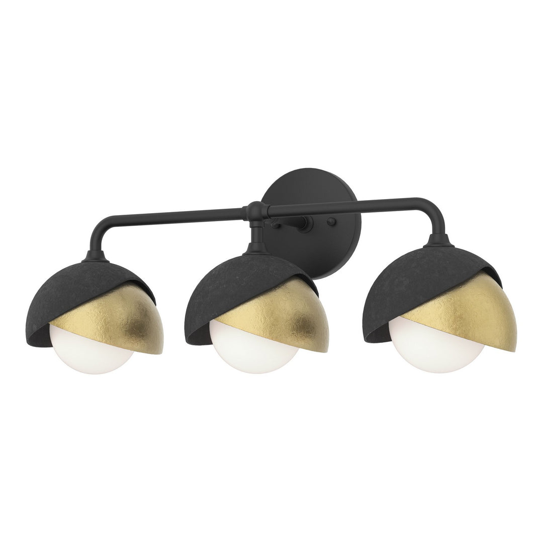 Brooklyn Three Light Bath Sconce in Black - available from The Lighting Shoppe, trusted by Canadian homeowners