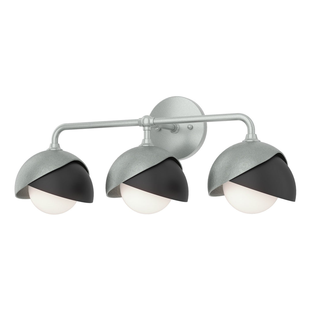 Brooklyn Three Light Bath Sconce in Vintage Platinum - available from The Lighting Shoppe, trusted by Canadian homeowners