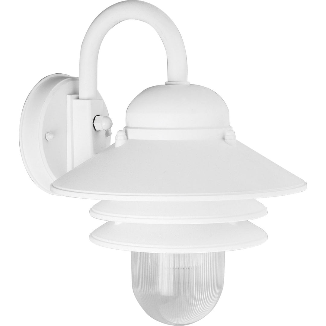 Newport One Light Wall Lantern in White - available from The Lighting Shoppe, trusted by Canadian homeowners