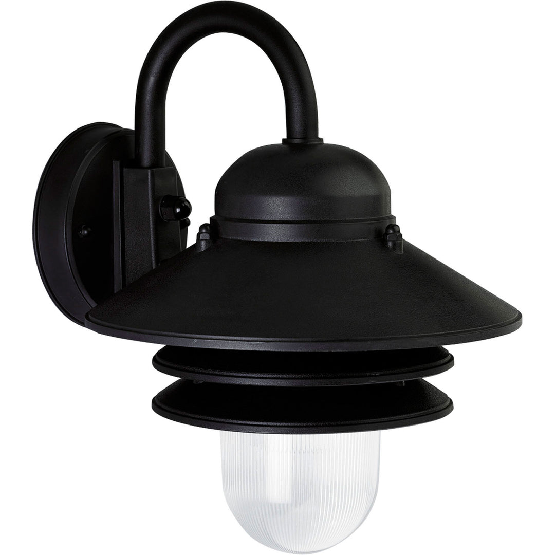 Newport One Light Wall Lantern in Textured Black - available from The Lighting Shoppe, trusted by Canadian homeowners