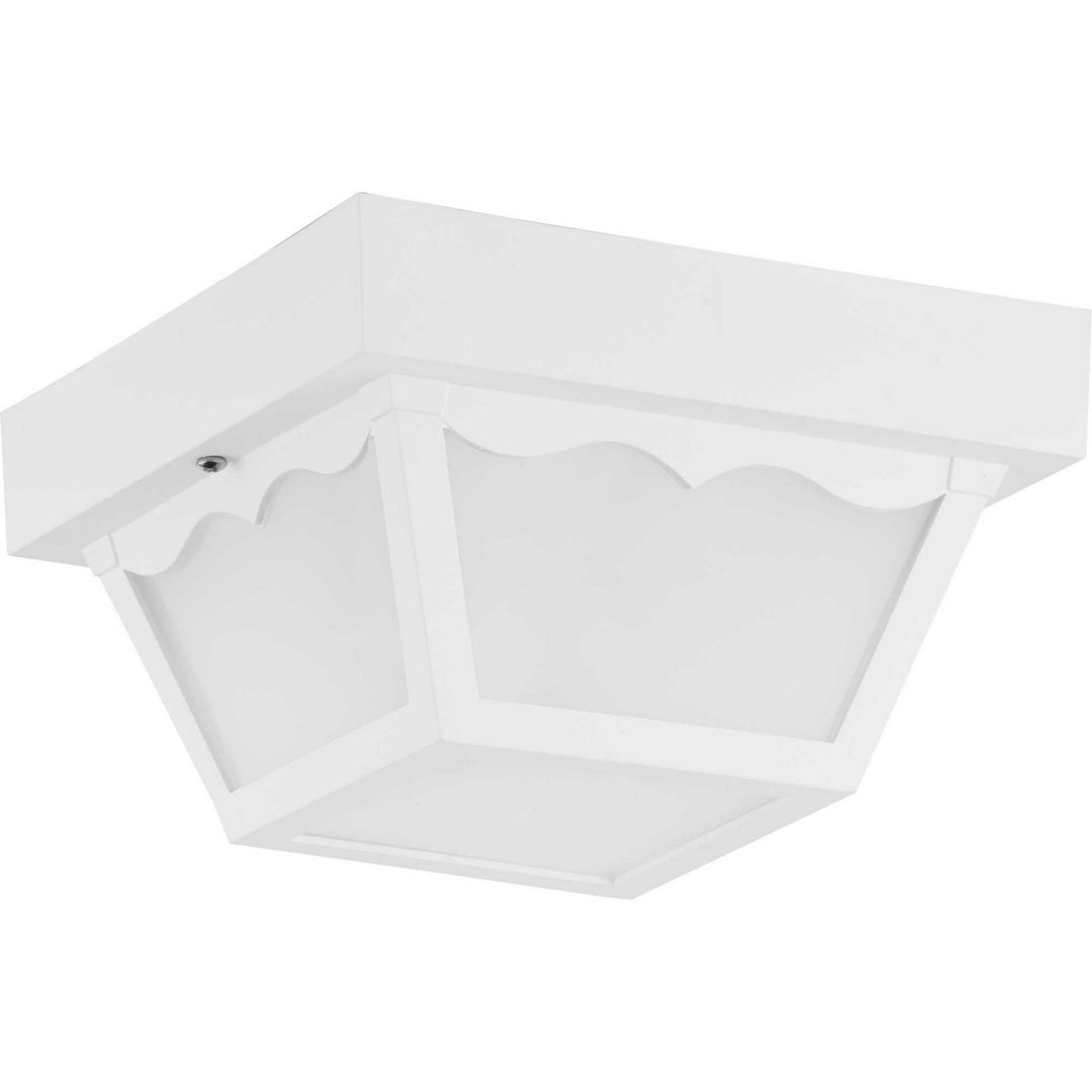 Progress Canada - P5744-30 - One Light Outdoor Flush Mount - Ceiling Mount - Polycarbonate - White
