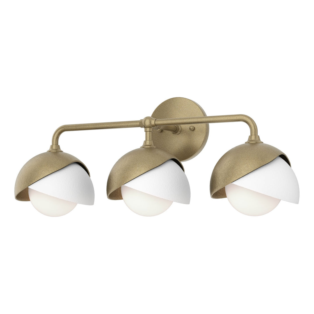 Brooklyn Three Light Wall Sconce in Soft Gold - available from The Lighting Shoppe, trusted by Canadian homeowners