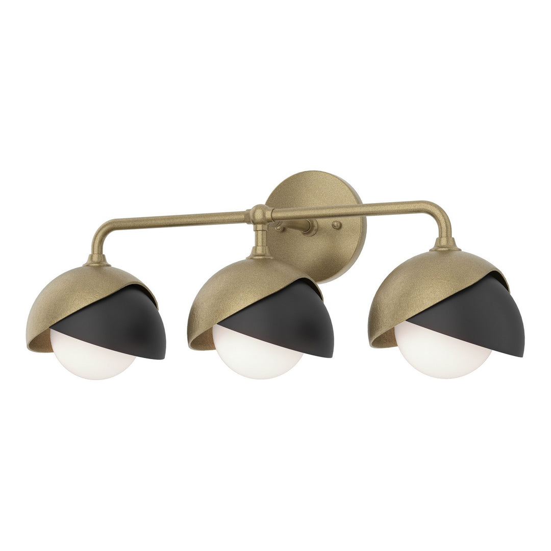 Hubbardton Forge Canada - 201375-SKT-84-10-GG0711 - Three Light Bath Sconce - Brooklyn - Soft Gold