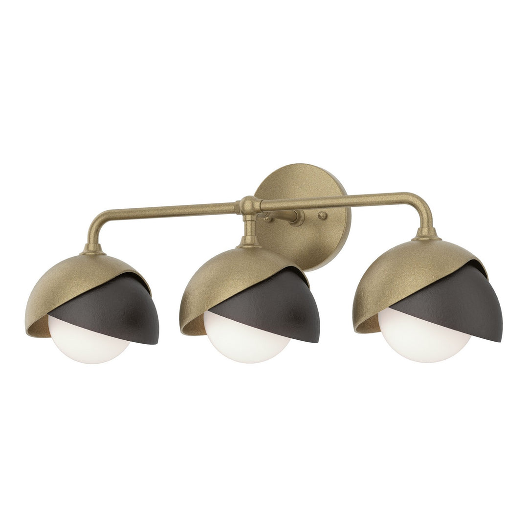 Brooklyn Three Light Bath Sconce in Soft Gold - available from The Lighting Shoppe, trusted by Canadian homeowners