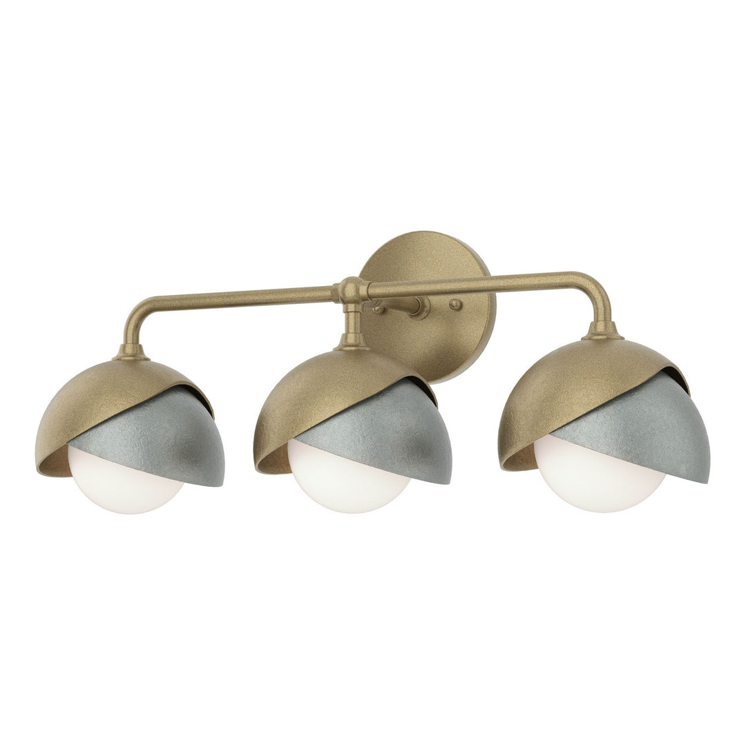 Brooklyn Three Light Bath Sconce in Soft Gold - available from The Lighting Shoppe, trusted by Canadian homeowners