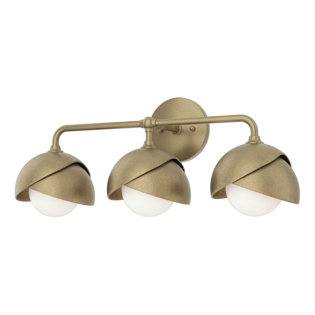Brooklyn Three Light Bath Sconce in Soft Gold - available from The Lighting Shoppe, trusted by Canadian homeowners