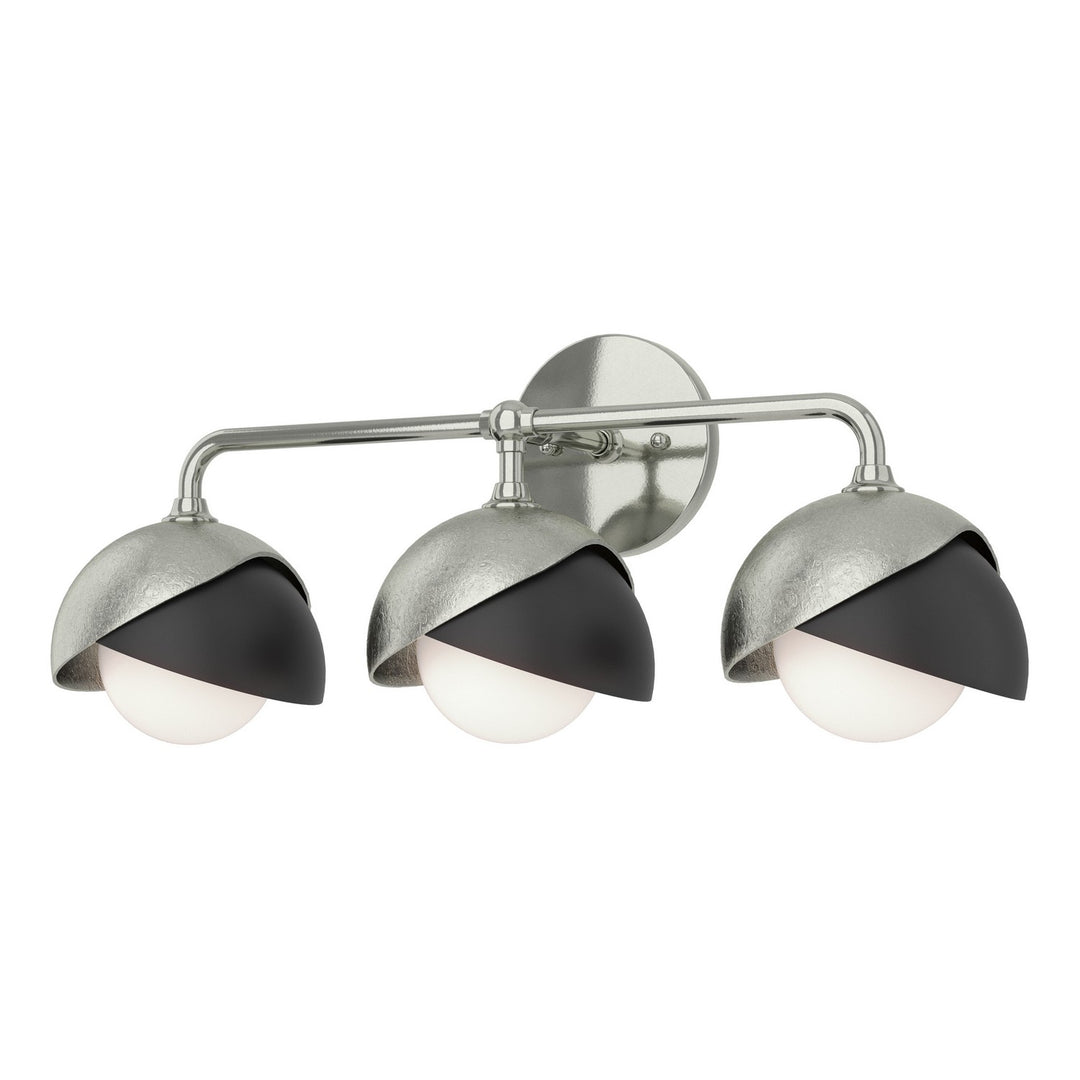 Brooklyn Three Light Bath Sconce in Sterling - available from The Lighting Shoppe, trusted by Canadian homeowners