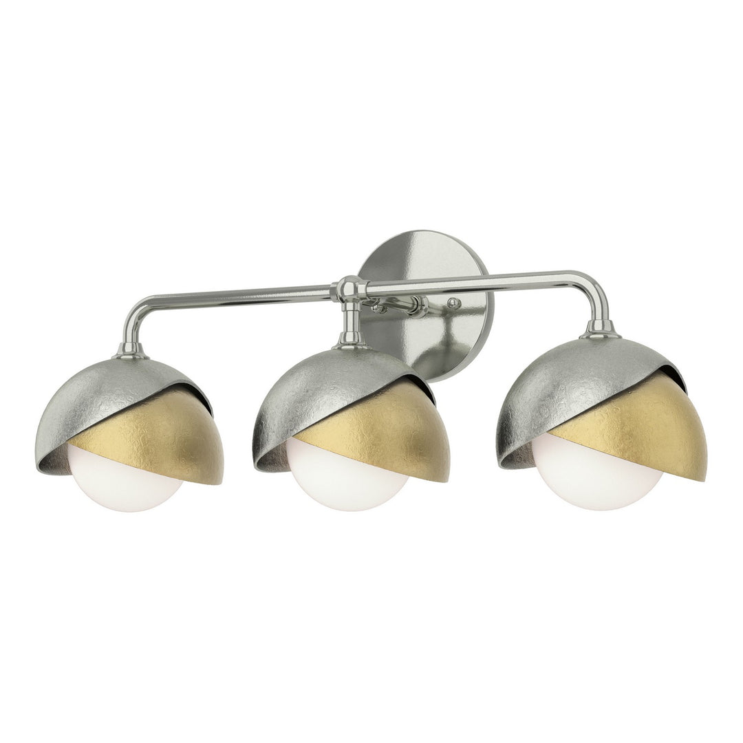 Brooklyn Three Light Bath Sconce in Sterling - available from The Lighting Shoppe, trusted by Canadian homeowners