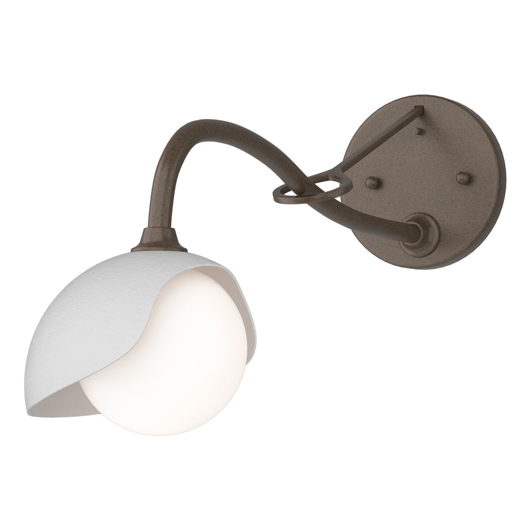 Hubbardton Forge Canada - 201376-SKT-05-02-GG0711 - One Light Wall Sconce - Brooklyn - Bronze