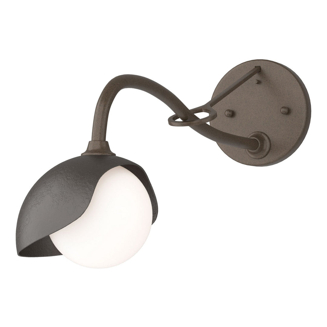 Hubbardton Forge Canada - 201376-SKT-05-14-GG0711 - One Light Wall Sconce - Brooklyn - Bronze