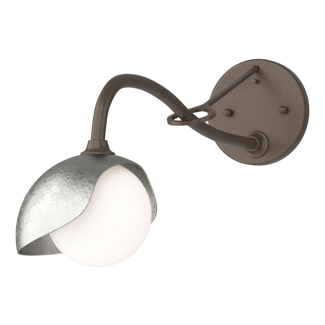 Hubbardton Forge Canada - 201376-SKT-05-85-GG0711 - One Light Wall Sconce - Brooklyn - Bronze