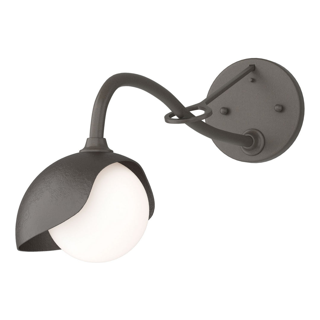 Hubbardton Forge Canada - 201376-SKT-07-14-GG0711 - One Light Wall Sconce - Brooklyn - Dark Smoke