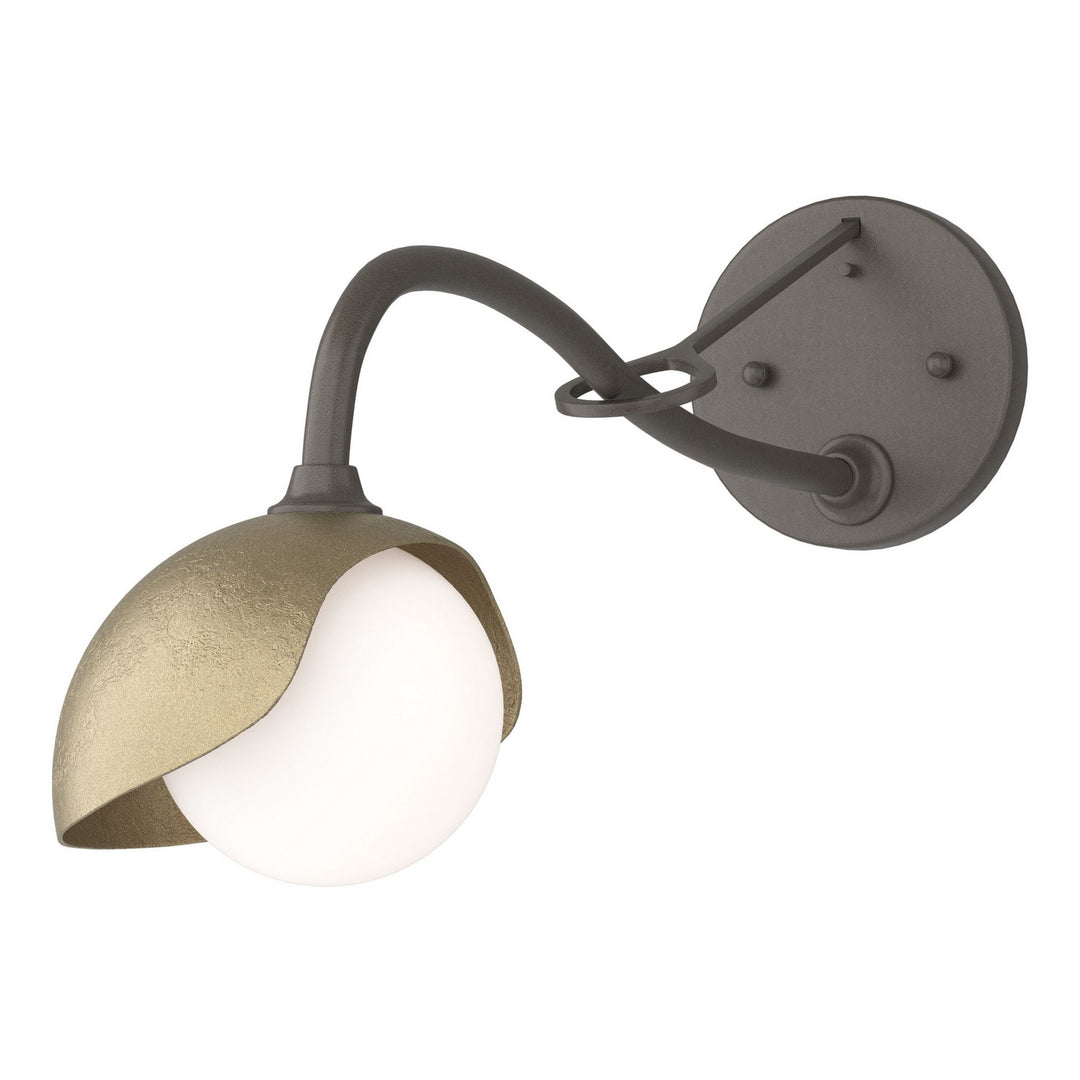 Hubbardton Forge Canada - 201376-SKT-07-84-GG0711 - One Light Wall Sconce - Brooklyn - Dark Smoke