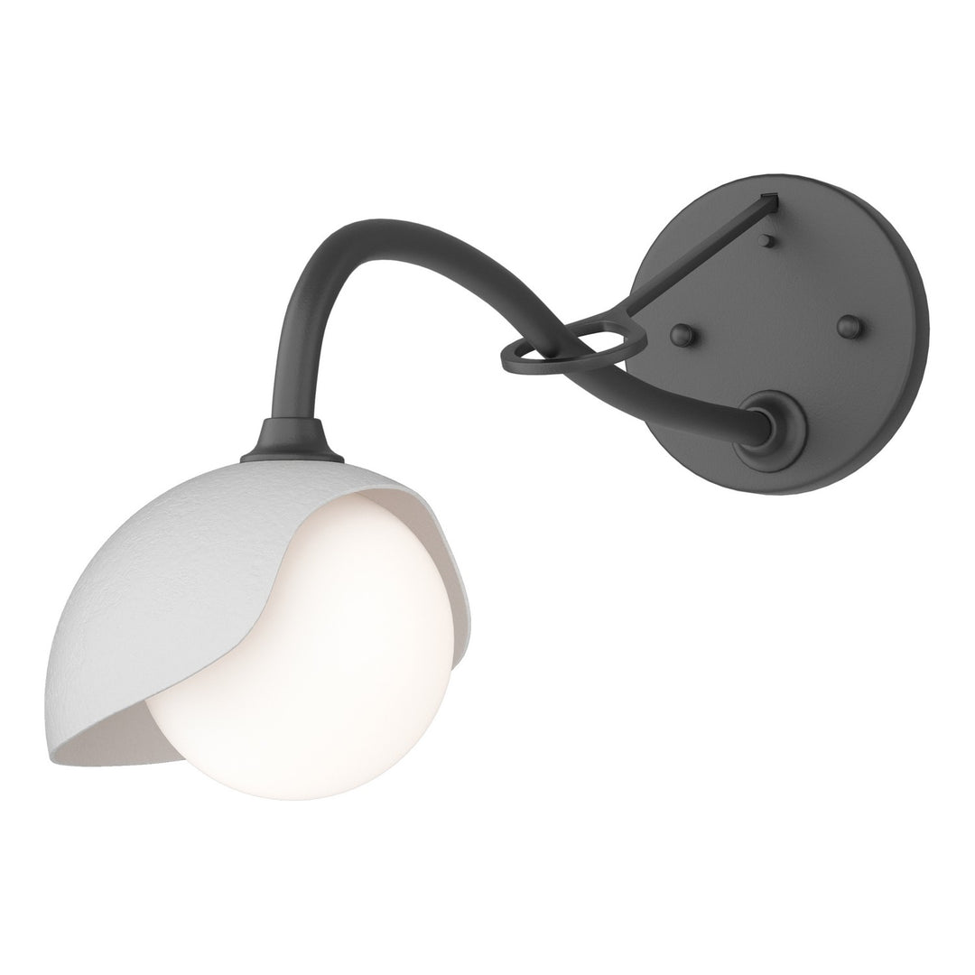 Hubbardton Forge Canada - 201376-SKT-10-02-GG0711 - One Light Wall Sconce - Brooklyn - Black