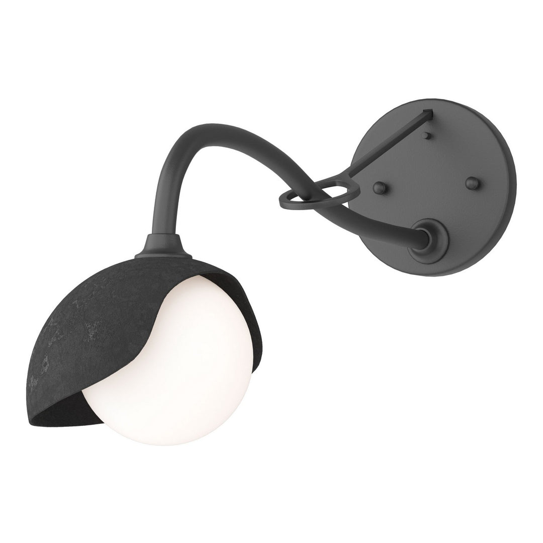 Hubbardton Forge Canada - 201376-SKT-10-10-GG0711 - One Light Wall Sconce - Brooklyn - Black