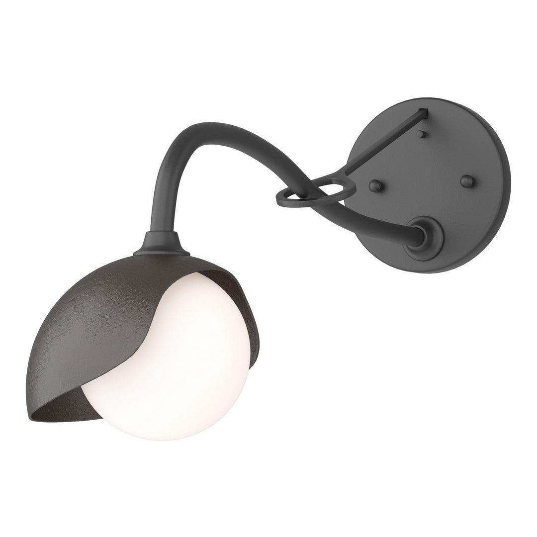 Hubbardton Forge Canada - 201376-SKT-10-14-GG0711 - One Light Wall Sconce - Brooklyn - Black