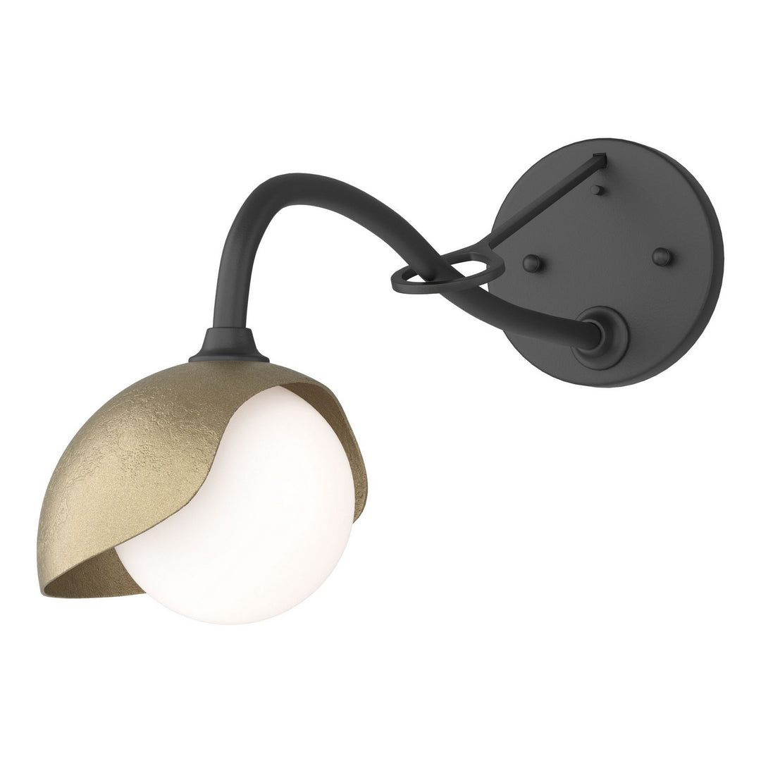 Hubbardton Forge Canada - 201376-SKT-10-84-GG0711 - One Light Wall Sconce - Brooklyn - Black