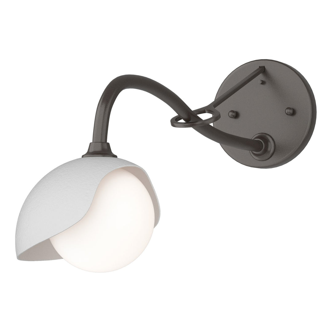 Hubbardton Forge Canada - 201376-SKT-14-02-GG0711 - One Light Wall Sconce - Brooklyn - Oil Rubbed Bronze