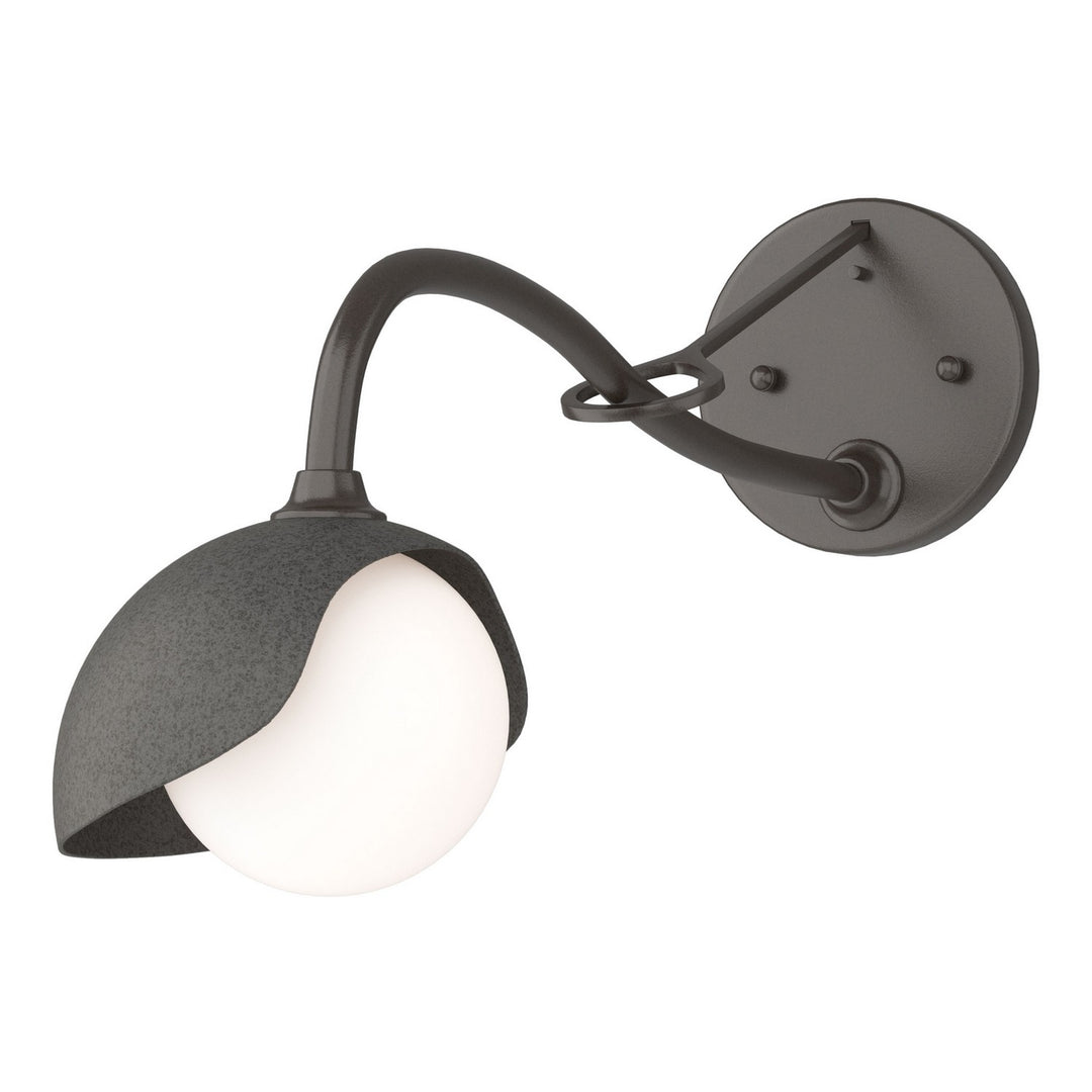 Hubbardton Forge Canada - 201376-SKT-14-20-GG0711 - One Light Wall Sconce - Brooklyn - Oil Rubbed Bronze