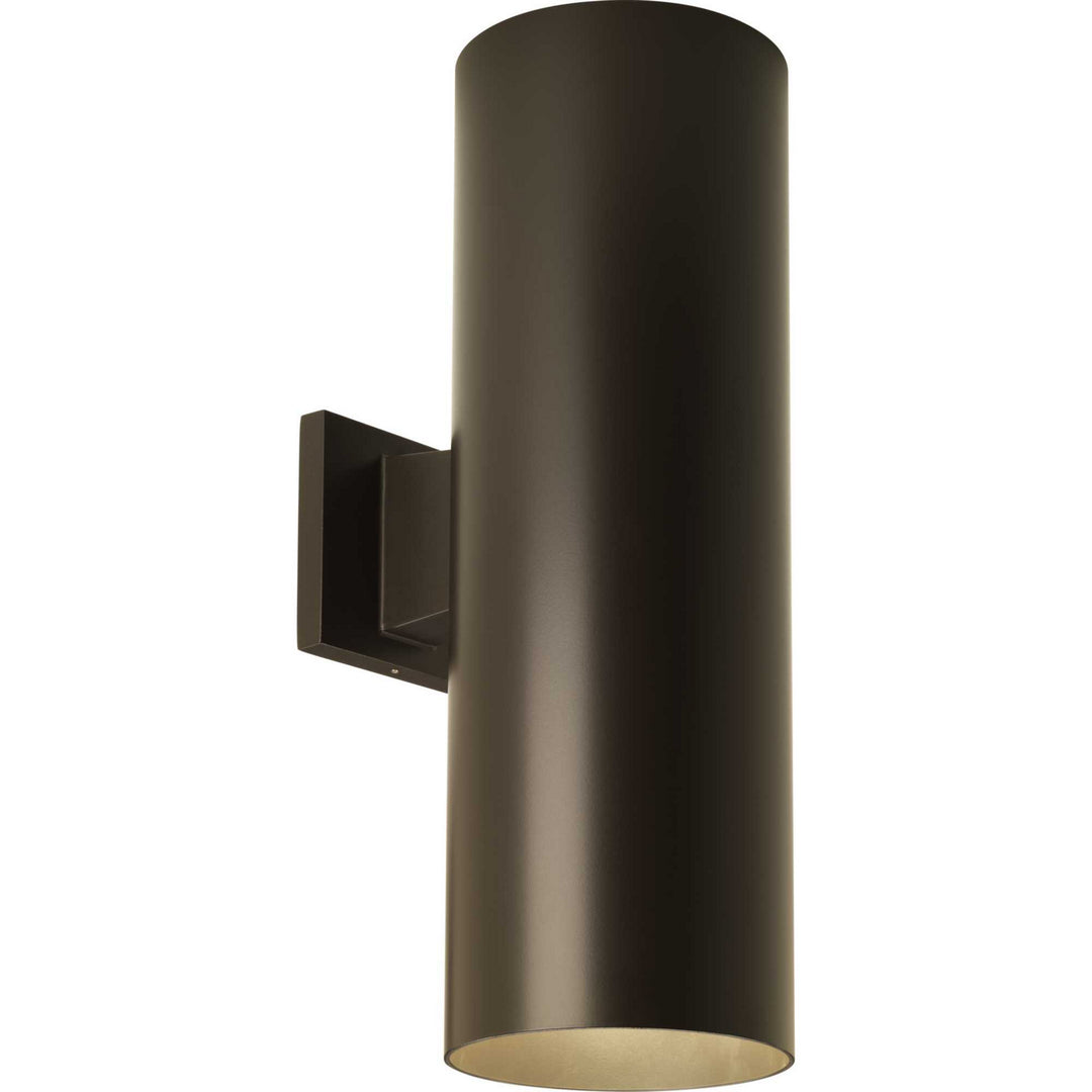 Cylinder Two Light Wall Lantern in Antique Bronze - available from The Lighting Shoppe, trusted by Canadian homeowners