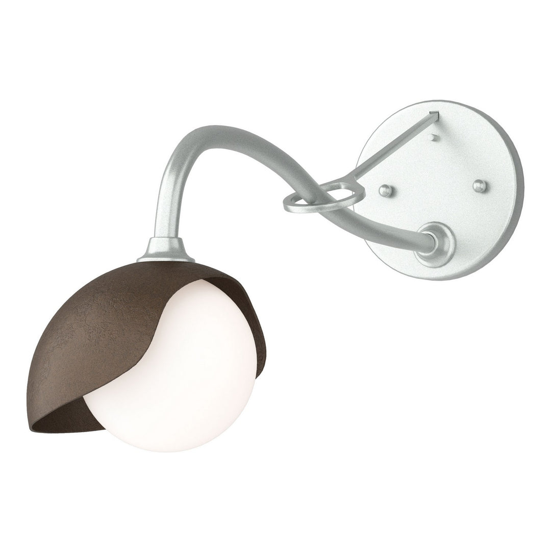 Hubbardton Forge Canada - 201376-SKT-82-05-GG0711 - One Light Wall Sconce - Brooklyn - Vintage Platinum