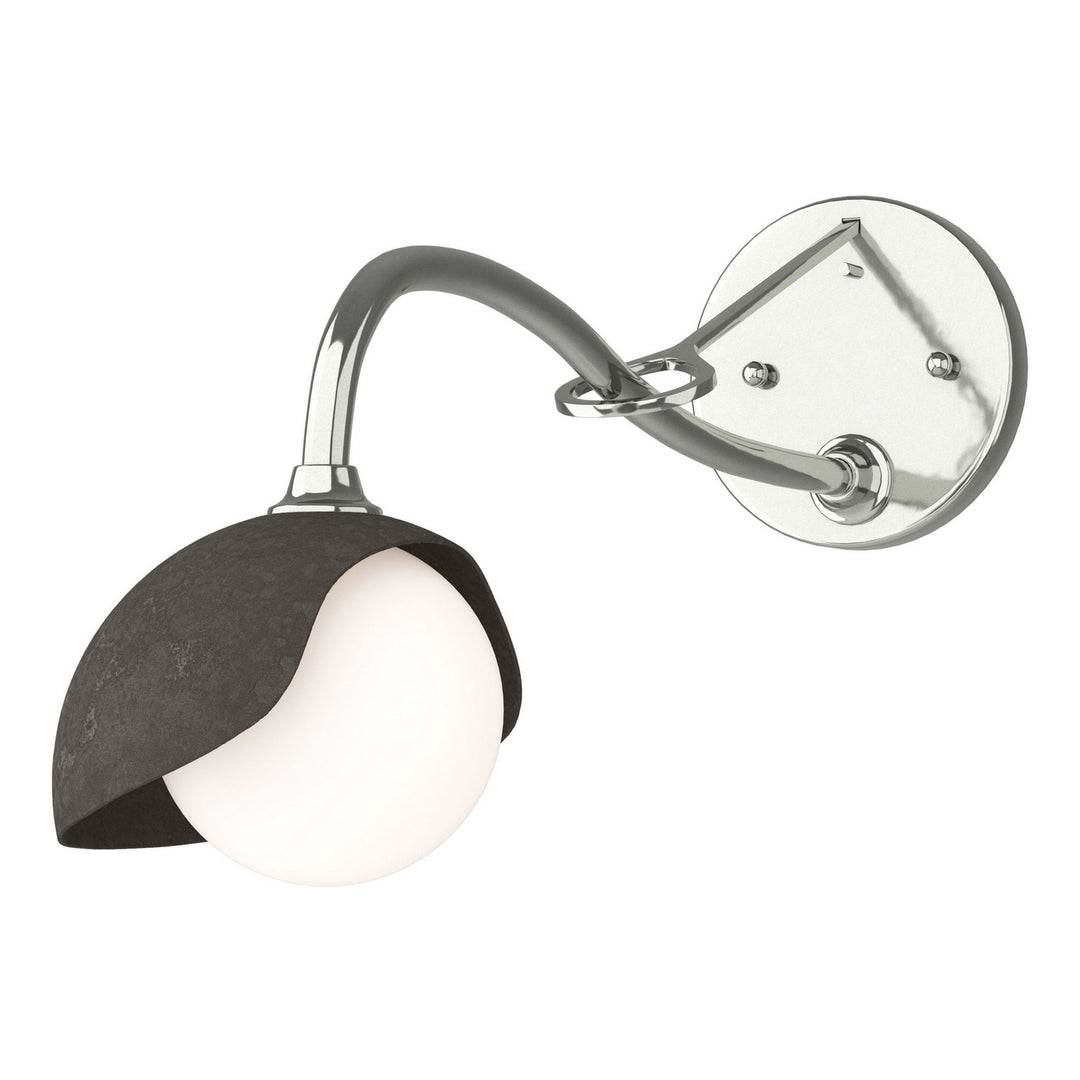 Hubbardton Forge Canada - 201376-SKT-85-07-GG0711 - One Light Wall Sconce - Brooklyn - Sterling