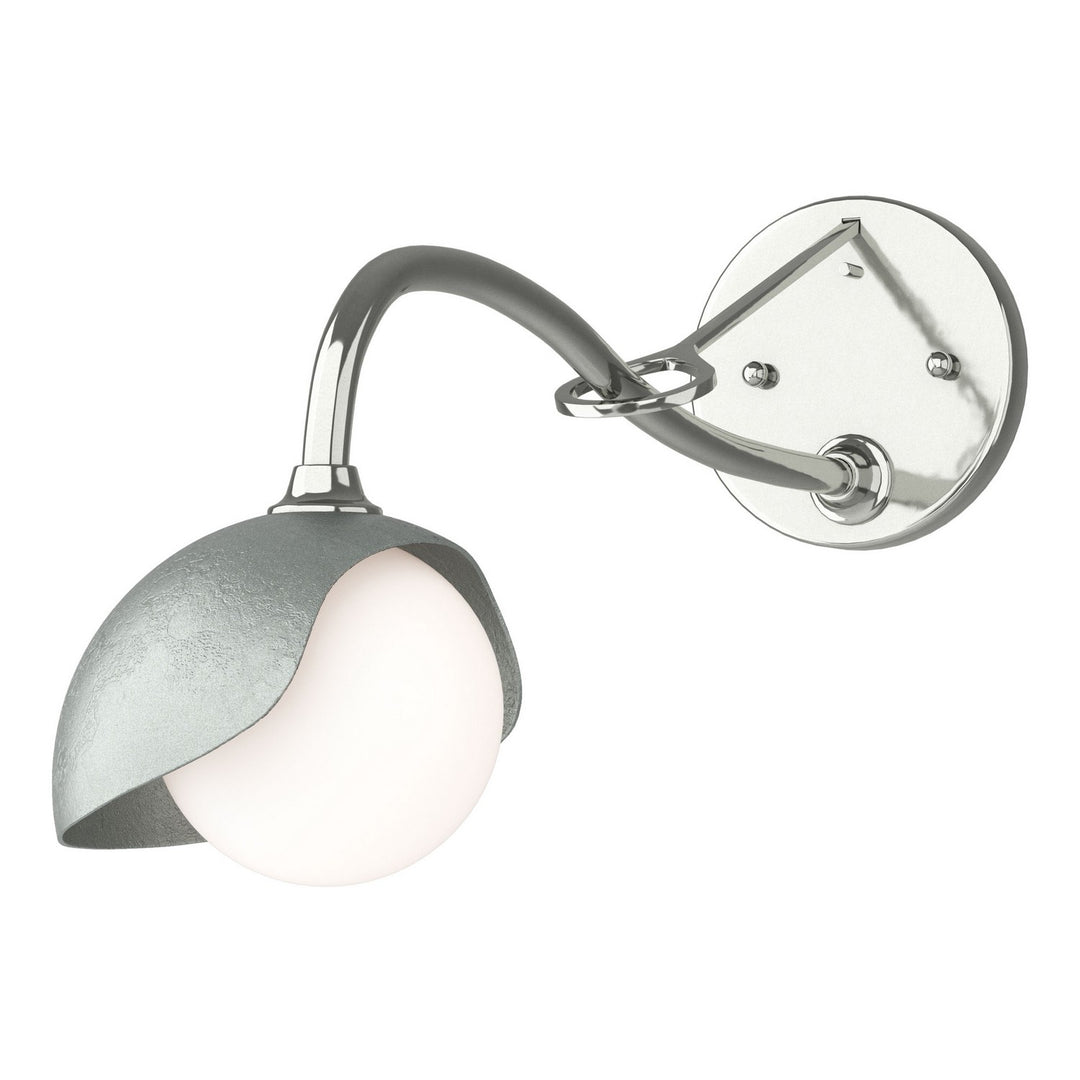 Hubbardton Forge Canada - 201376-SKT-85-82-GG0711 - One Light Wall Sconce - Brooklyn - Sterling