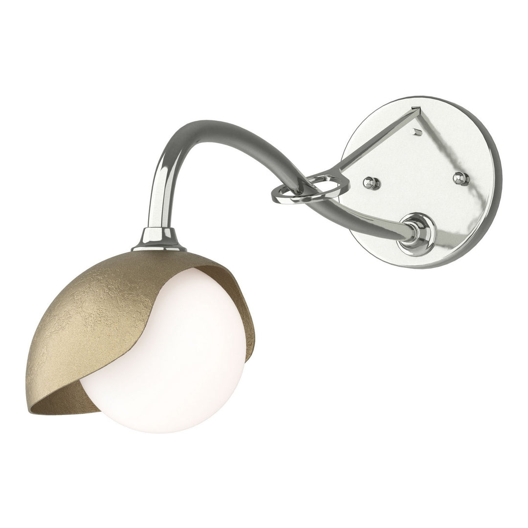 Hubbardton Forge Canada - 201376-SKT-85-84-GG0711 - One Light Wall Sconce - Brooklyn - Sterling