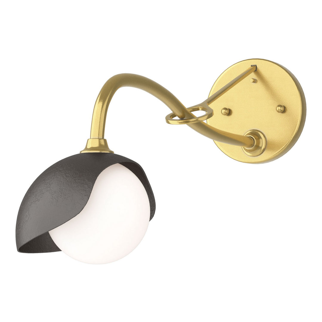 Hubbardton Forge Canada - 201376-SKT-86-14-GG0711 - One Light Wall Sconce - Brooklyn - Modern Brass