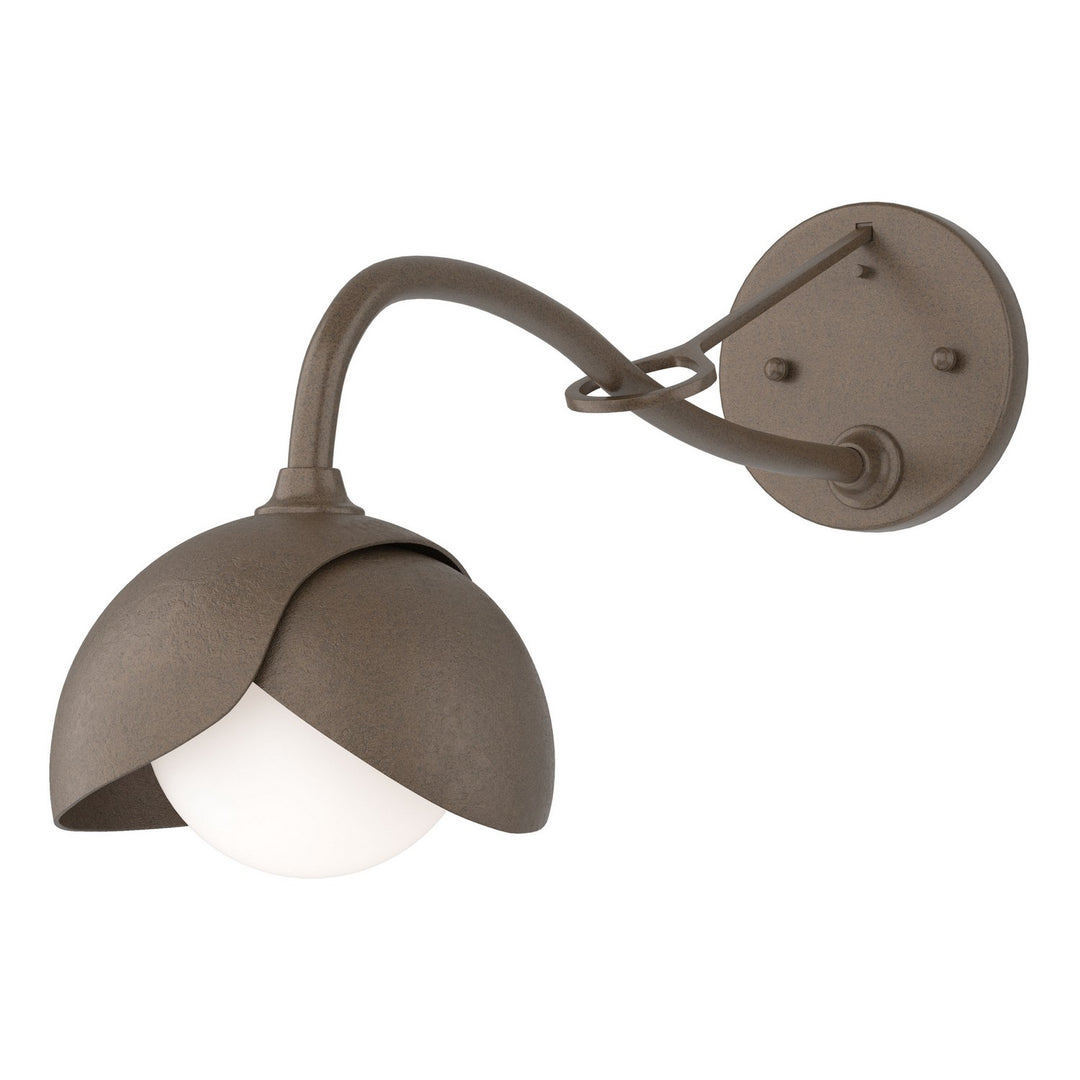 Hubbardton Forge Canada - 201377-SKT-05-05-GG0711 - One Light Wall Sconce - Brooklyn - Bronze