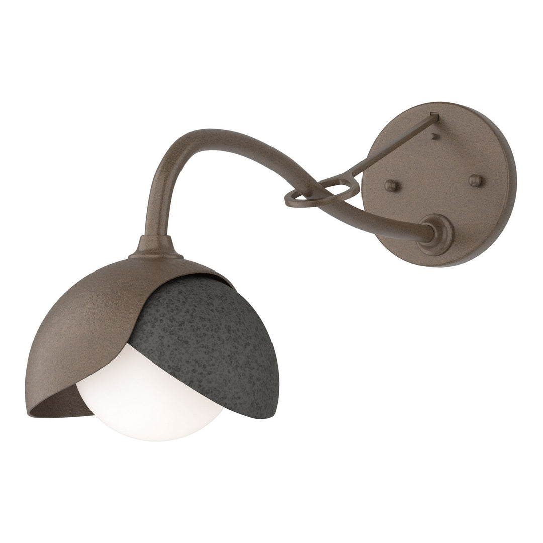 Hubbardton Forge Canada - 201377-SKT-05-20-GG0711 - One Light Wall Sconce - Brooklyn - Bronze