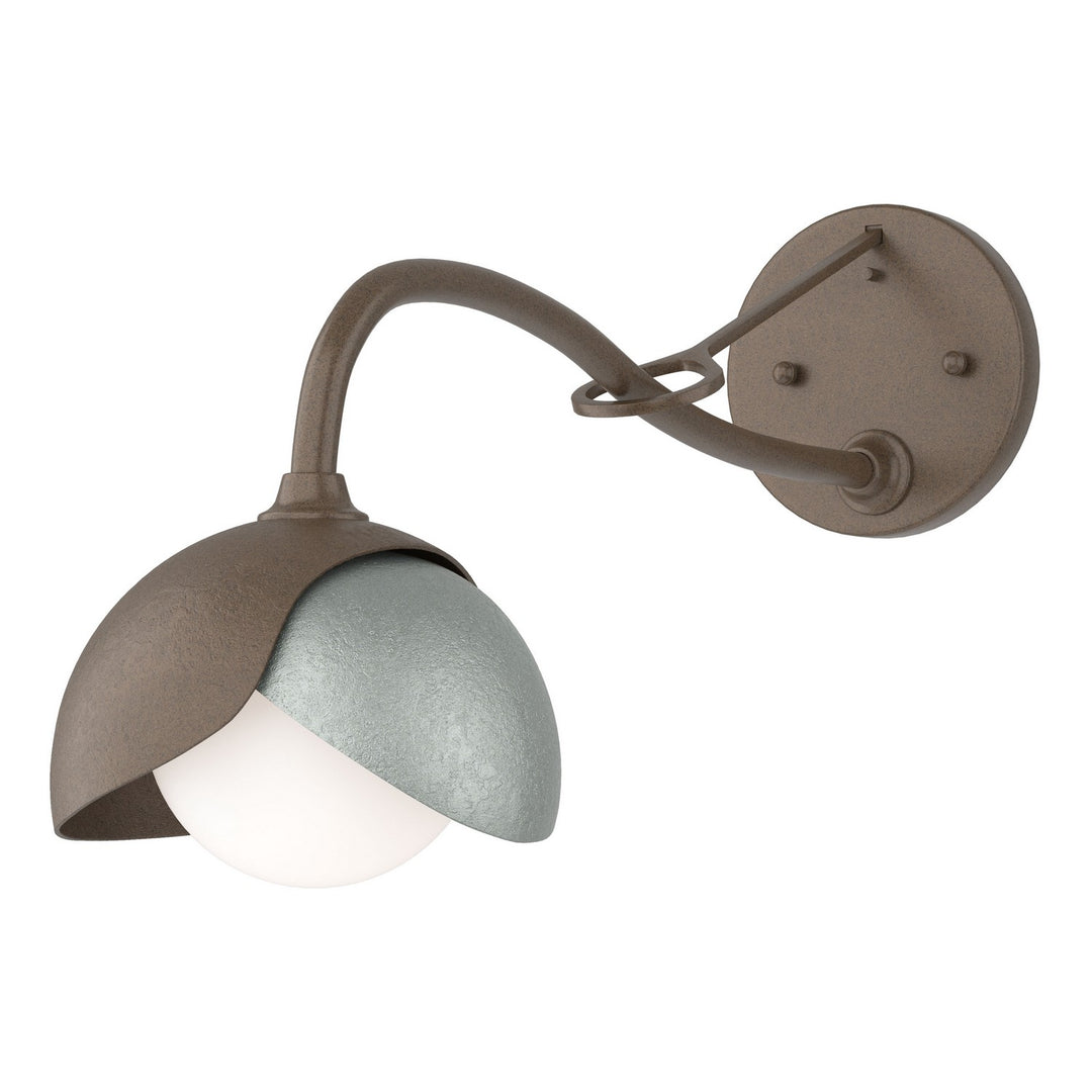 Hubbardton Forge Canada - 201377-SKT-05-82-GG0711 - One Light Wall Sconce - Brooklyn - Bronze