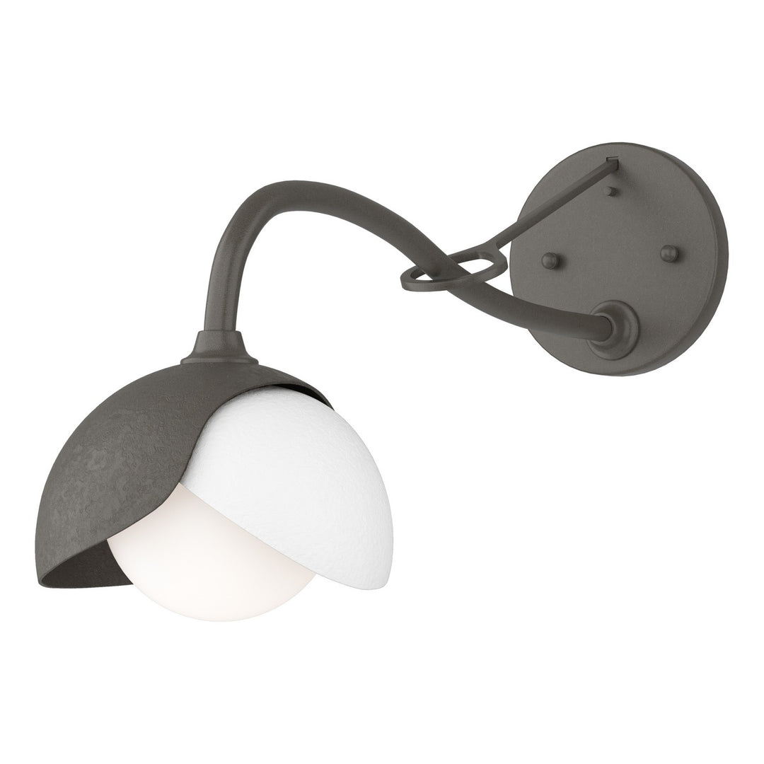 Hubbardton Forge Canada - 201377-SKT-07-02-GG0711 - One Light Wall Sconce - Brooklyn - Dark Smoke