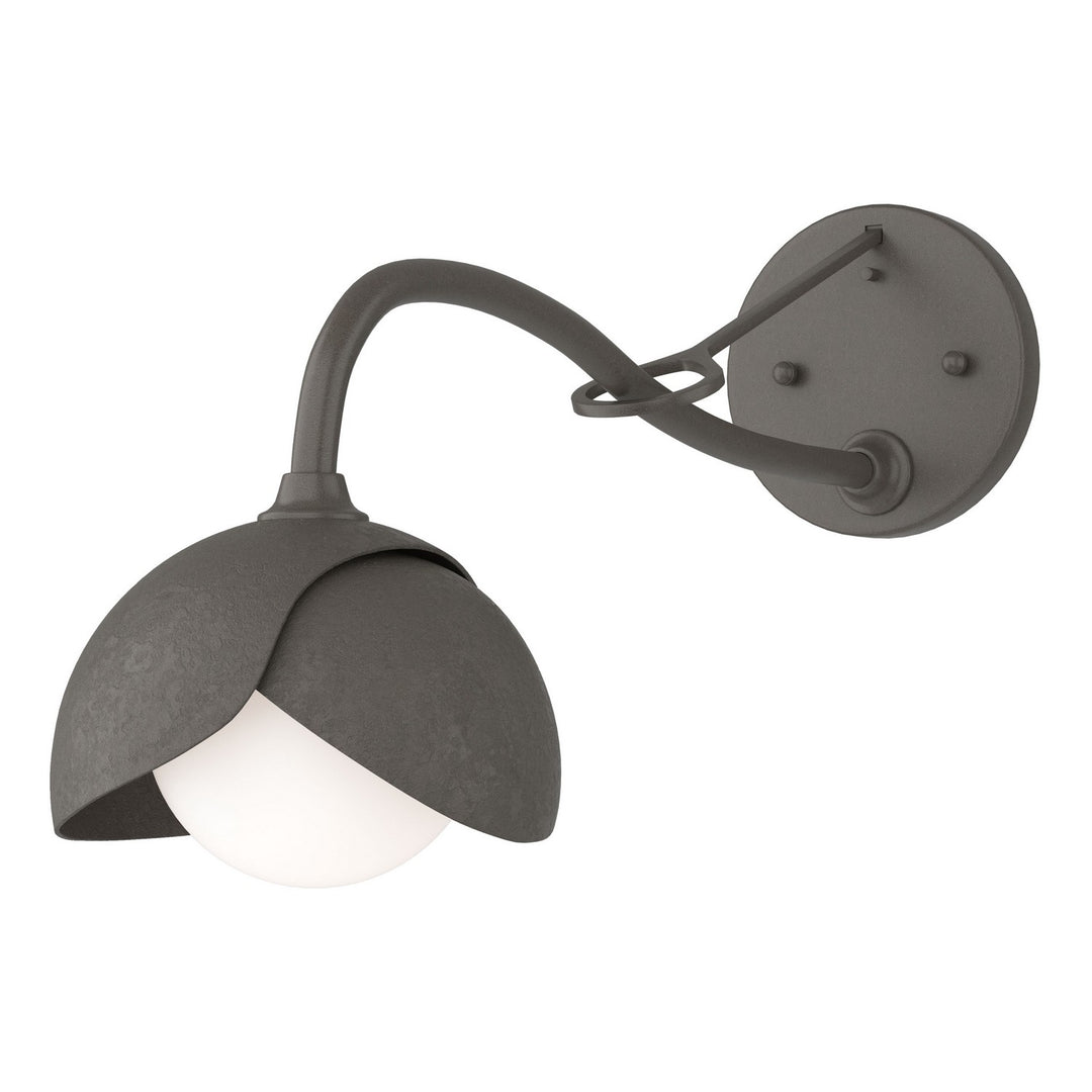 Hubbardton Forge Canada - 201377-SKT-07-07-GG0711 - One Light Wall Sconce - Brooklyn - Dark Smoke