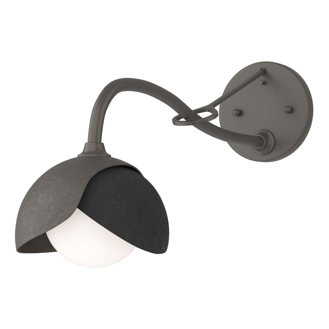 Hubbardton Forge Canada - 201377-SKT-07-10-GG0711 - One Light Wall Sconce - Brooklyn - Dark Smoke