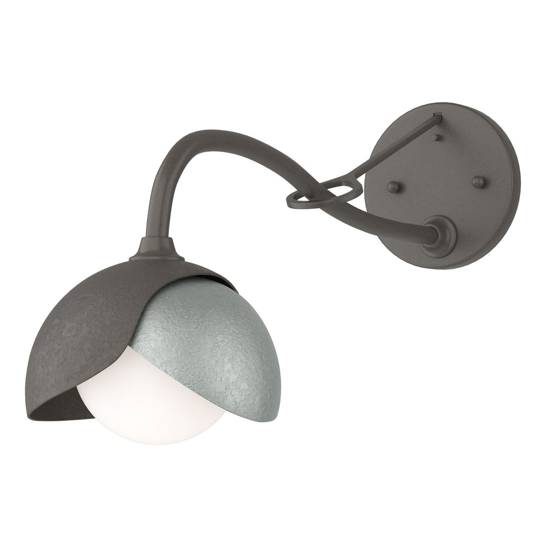 Hubbardton Forge Canada - 201377-SKT-07-82-GG0711 - One Light Wall Sconce - Brooklyn - Dark Smoke