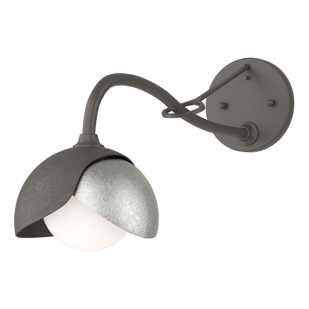Hubbardton Forge Canada - 201377-SKT-07-85-GG0711 - One Light Wall Sconce - Brooklyn - Dark Smoke