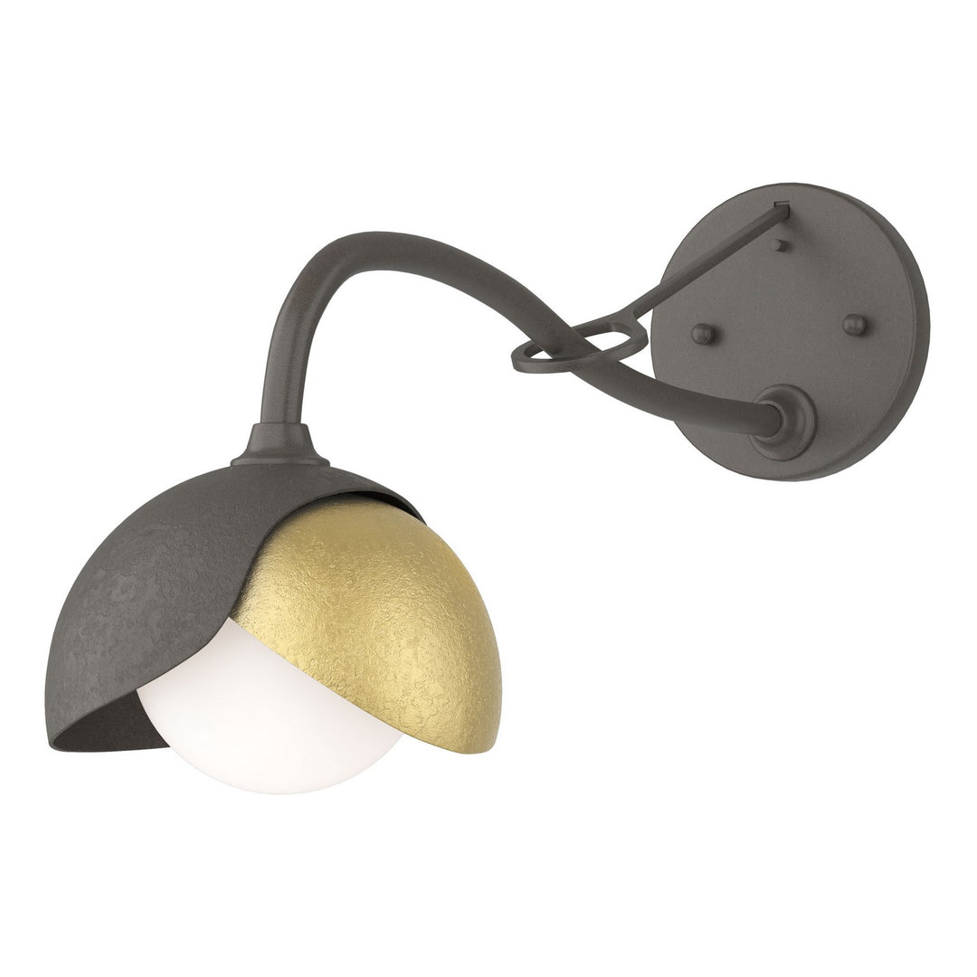 Hubbardton Forge Canada - 201377-SKT-07-86-GG0711 - One Light Wall Sconce - Brooklyn - Dark Smoke