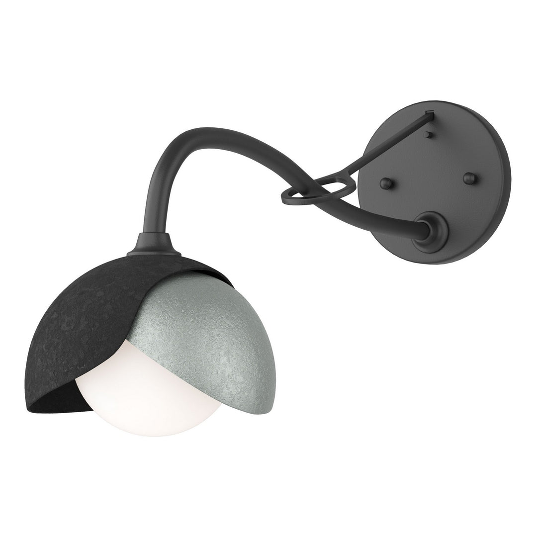 Hubbardton Forge Canada - 201377-SKT-10-82-GG0711 - One Light Wall Sconce - Brooklyn - Black