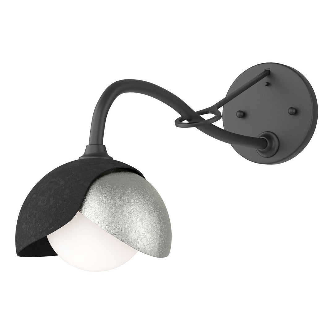 Hubbardton Forge Canada - 201377-SKT-10-85-GG0711 - One Light Wall Sconce - Brooklyn - Black