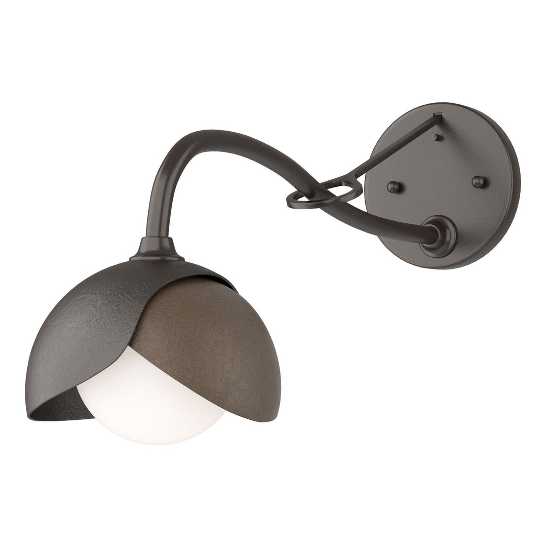 Hubbardton Forge Canada - 201377-SKT-14-05-GG0711 - One Light Wall Sconce - Brooklyn - Oil Rubbed Bronze