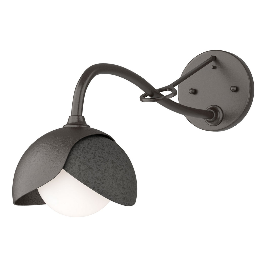 Hubbardton Forge Canada - 201377-SKT-14-20-GG0711 - One Light Wall Sconce - Brooklyn - Oil Rubbed Bronze