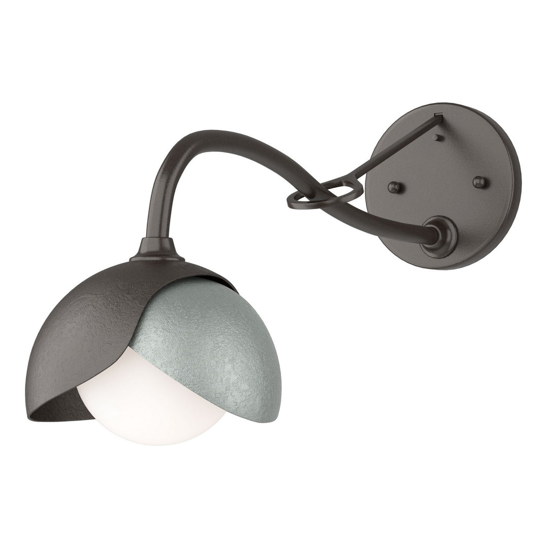 Hubbardton Forge Canada - 201377-SKT-14-82-GG0711 - One Light Wall Sconce - Brooklyn - Oil Rubbed Bronze
