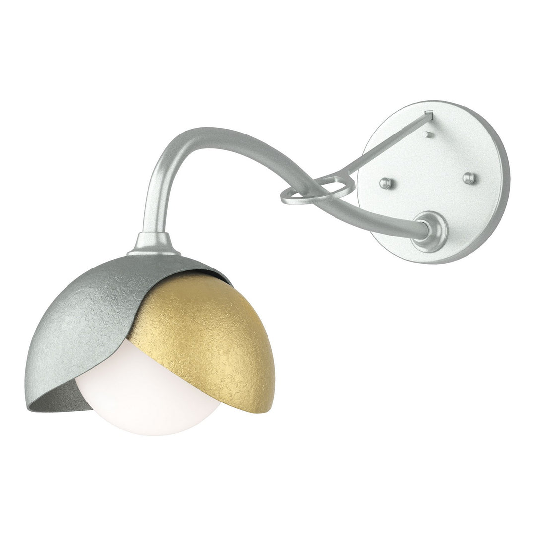 Hubbardton Forge Canada - 201377-SKT-82-86-GG0711 - One Light Wall Sconce - Brooklyn - Vintage Platinum