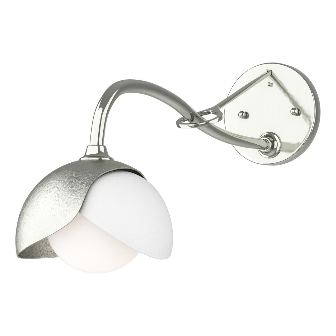 Hubbardton Forge Canada - 201377-SKT-85-02-GG0711 - One Light Wall Sconce - Brooklyn - Sterling